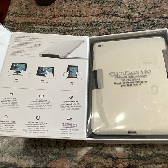 INCIPIO Clamcase Pro All-in-One Keyboard Case for Apple IPad Mini 4 - Picture 3 of 4